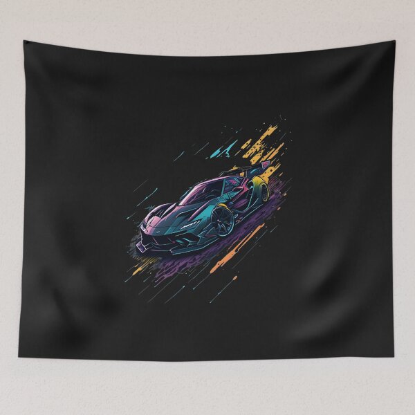 Item preview, Accelerate  - Car Racing Art and Apparel Collection - Vibrant Colors  designed and sold by Chromatic-Art.