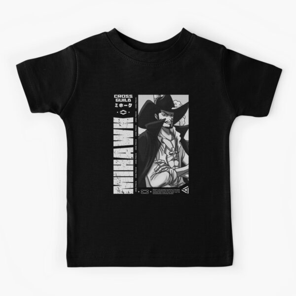 Dracule Mihawk - One Piece v.3 white version | Kids T-Shirt