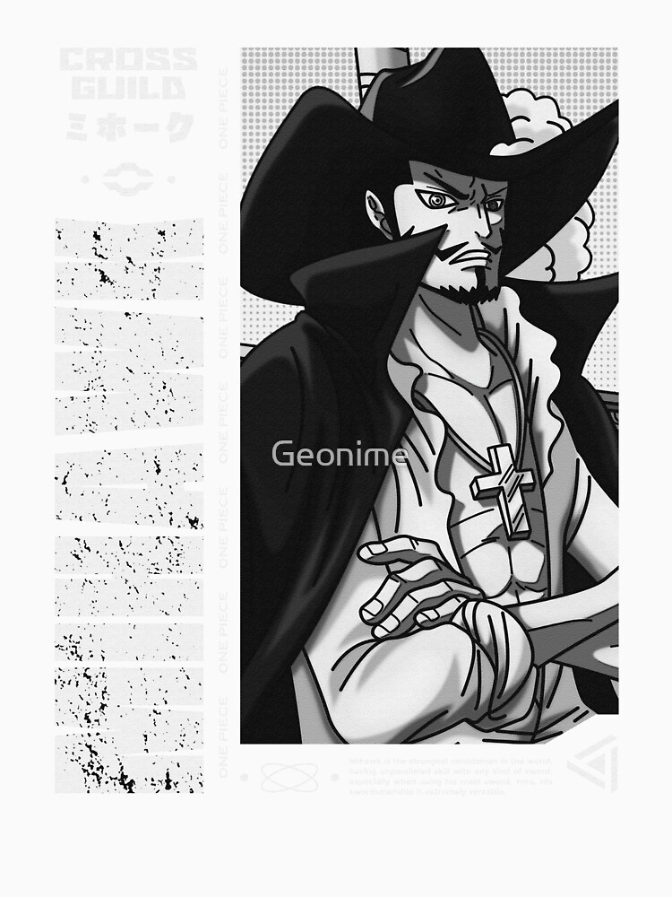 Como Desenhar Mihawk (One Piece) 