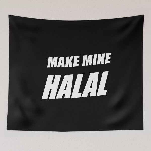 Item preview, Make Mine Halal designed and sold by SubtleSplit.