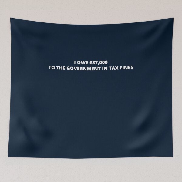 Item preview, MEMEULOUS  I OWE 37000 TO THE GOVERNMENT IN TAX FINE designed and sold by MarceloAnderson.