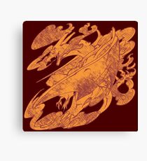 Fire Monster Dragon - PK Charizard Canvas Print
