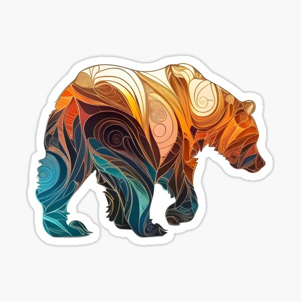 Item preview, Kinetic styled bear designed and sold by LiveByte101.