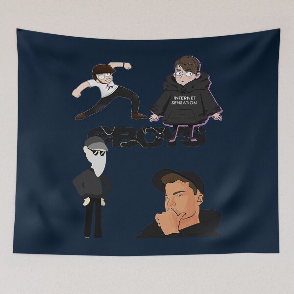 Item preview, The Eboys Cartoon Art (Willne, Imallexx, Memeulous, James Marriott) Classic T-Shirt designed and sold by MarceloAnderson.
