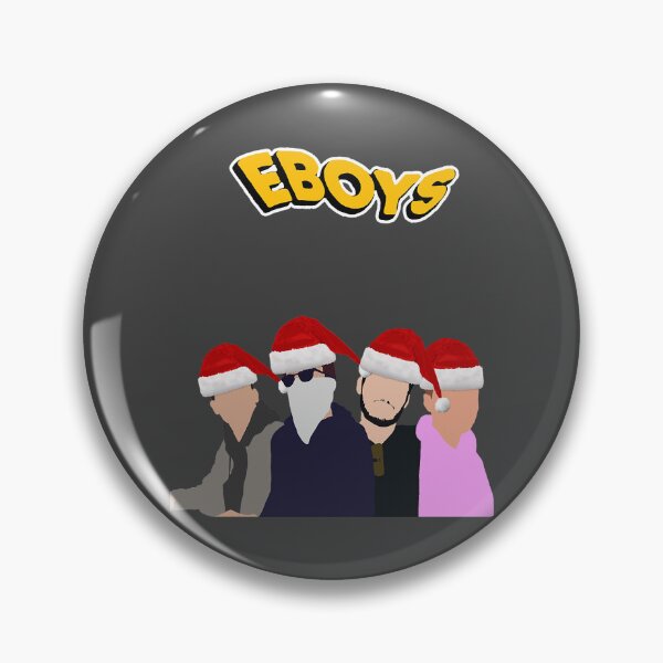 Item preview, The Eboys Christmas Youtube Minimalist Fan Art Christmas Santa Hat Edit Classic T-Shirt designed and sold by MarceloAnderson.