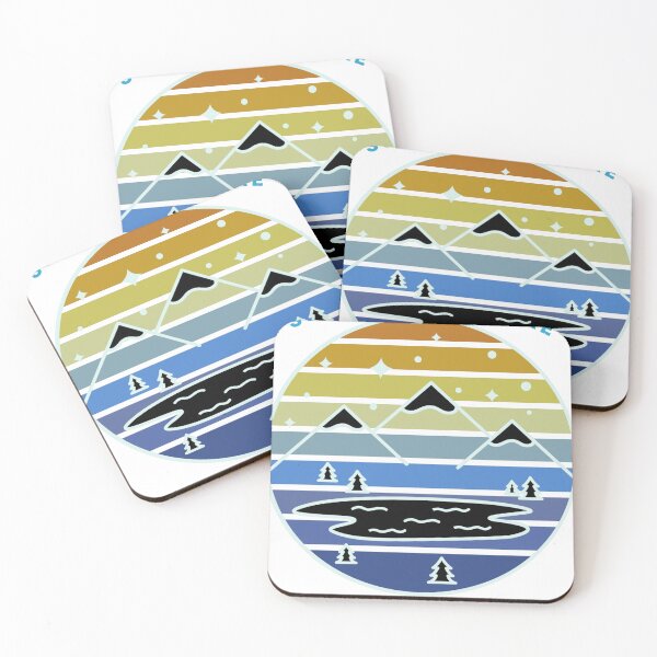 Item preview, Lake Retro Sunset 2112 designed and sold by GroupmallArts.