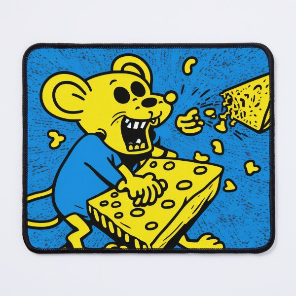 Item preview, Mouse eating cheese designed and sold by NxtGenArt.