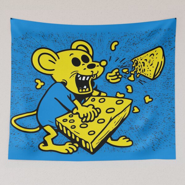 Item preview, Mouse eating cheese designed and sold by NxtGenArt.