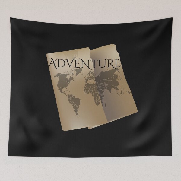 Item preview, Adventure world map t-shirt design. designed and sold by bloosoms.