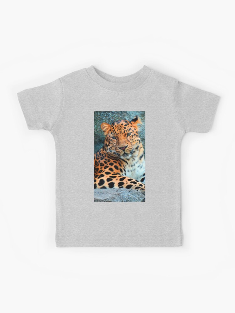 Amur Leopard ~ A Solemn Portrait Kids T-Shirt for Sale by