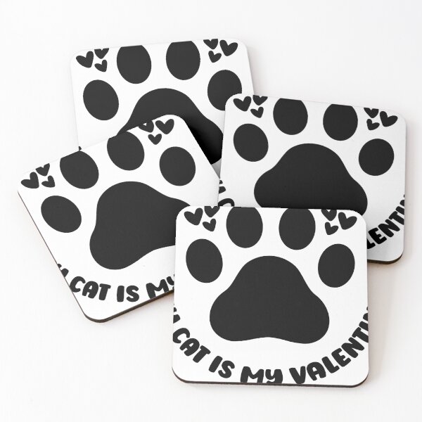 Item preview, MY CAT VALENTINE BLACK designed and sold by wieheamslerj.