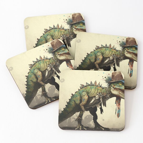 Item preview, Trex dinosaur wearing hat designed and sold by NxtGenArt.