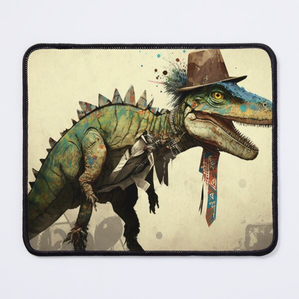 Item preview, Trex dinosaur wearing hat designed and sold by NxtGenArt.