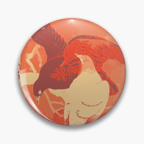Item preview, Two Doves on a Branch | Ohara Koson | Seneh Design Co. designed and sold by SenehDesignCo.