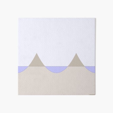 Average Vague - Minimalist Mathematical Art Art Board Print