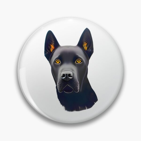 Item preview, He is alert! This handsome Black Labrador is stout and ready to take action. designed and sold by TeamKC.