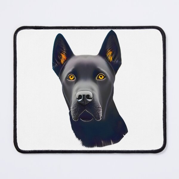 Item preview, He is alert! This handsome Black Labrador is stout and ready to take action. designed and sold by TeamKC.
