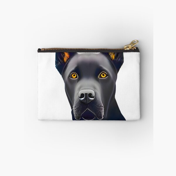 Item preview, He is alert! This handsome Black Labrador is stout and ready to take action. designed and sold by TeamKC.