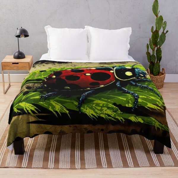 Item preview, Cute ladybug on leaf designed and sold by NxtGenArt.
