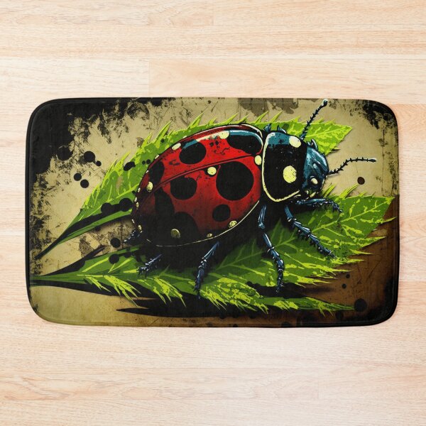Item preview, Cute ladybug on leaf designed and sold by NxtGenArt.