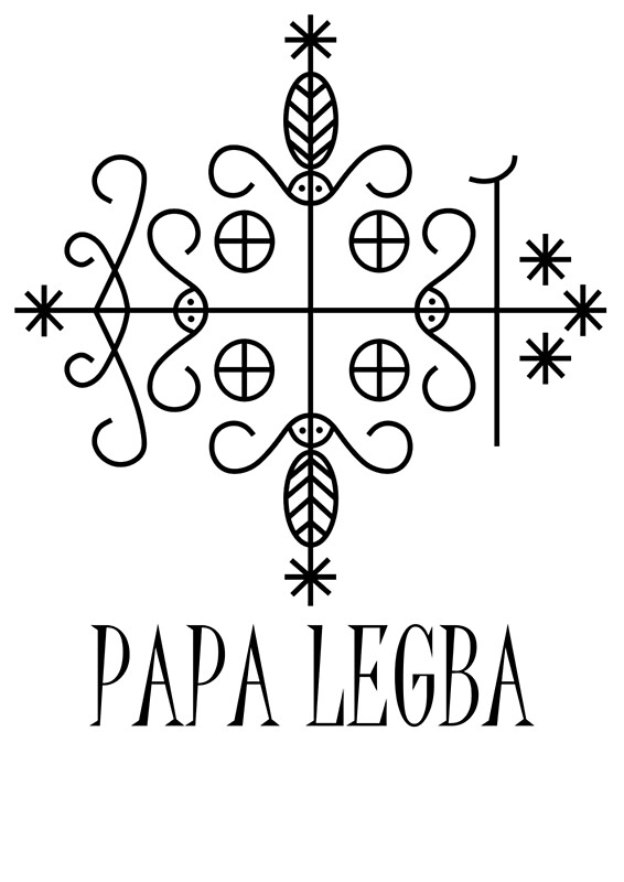 "Papa Legba Symbol" by Alexandhros Redbubble