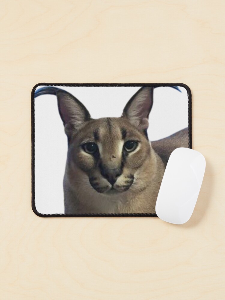 Caracal Cat Big Floppa Meme Mouse Pad Anti-Slip Rubber Mousepad