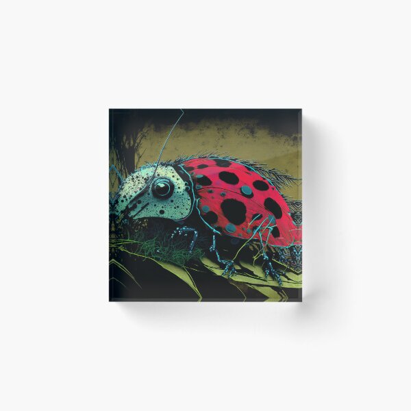 Item preview, Ladybug on leaf designed and sold by NxtGenArt.