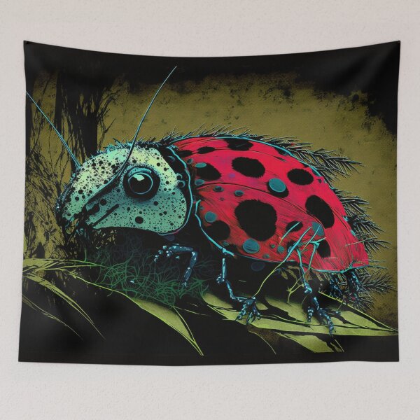 Item preview, Ladybug on leaf designed and sold by NxtGenArt.
