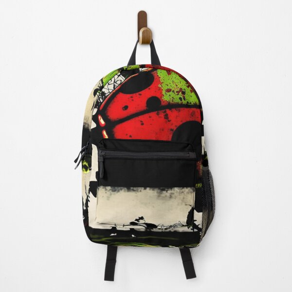 Item preview, Ladybug walking, green and red designed and sold by NxtGenArt.