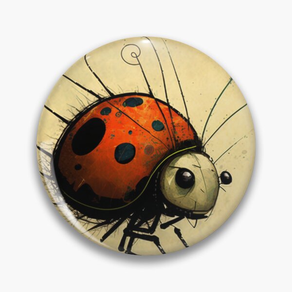 Item preview, Ladybug balancing on branch designed and sold by NxtGenArt.