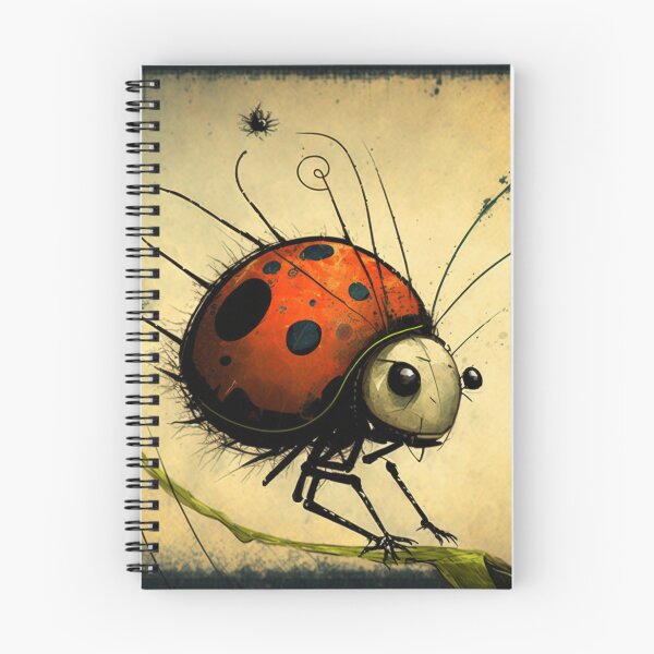 Item preview, Ladybug balancing on branch designed and sold by NxtGenArt.