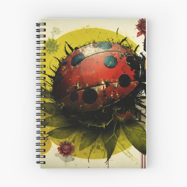 Item preview, Mechanical ladybug on leaf designed and sold by NxtGenArt.