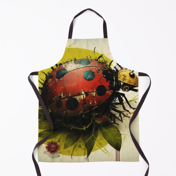 Item preview, Mechanical ladybug on leaf designed and sold by NxtGenArt.