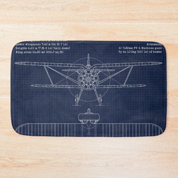 Item preview, Polikarpov I15 Chaika Blueprint  designed and sold by tank-lover.