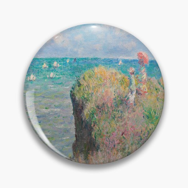 Item preview, Cliff Walk at Pourville by Claude Monet- Claude Monet famous paintings designed and sold by Tamas Das.