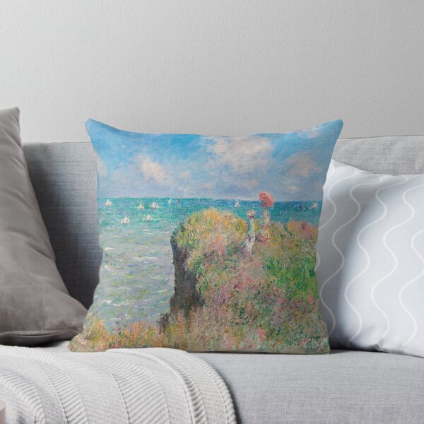 Artikelvorschau, Cliff Walk in Pourville von Claude Monet - berühmte Gemälde von Claude Monet entworfen und verkauft von Tamas Das.