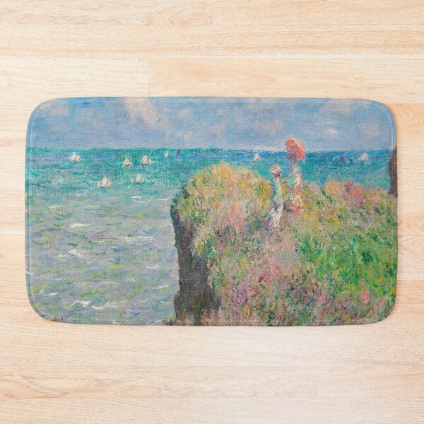 Item preview, Cliff Walk at Pourville by Claude Monet- Claude Monet famous paintings designed and sold by Tamas Das.