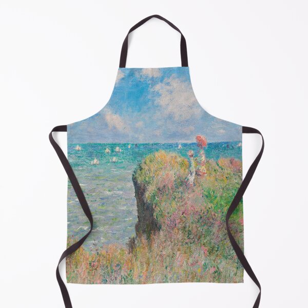 Item preview, Cliff Walk at Pourville by Claude Monet- Claude Monet famous paintings designed and sold by Tamas Das.