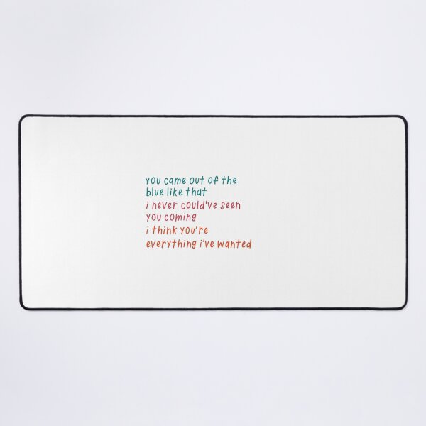 Item preview, The blue Gracie Abrams Lyrics designed and sold by Libby :).