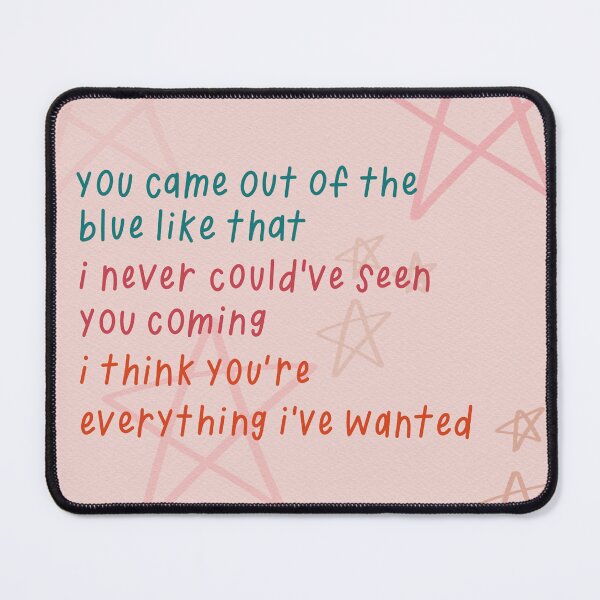 Item preview, The blue Gracie Abrams Lyrics designed and sold by Libby :).