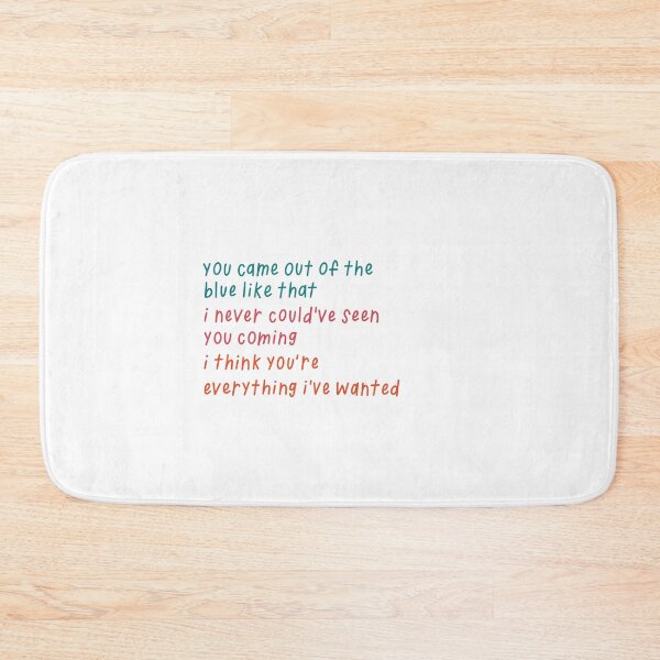 Item preview, The blue Gracie Abrams Lyrics designed and sold by Libby :).