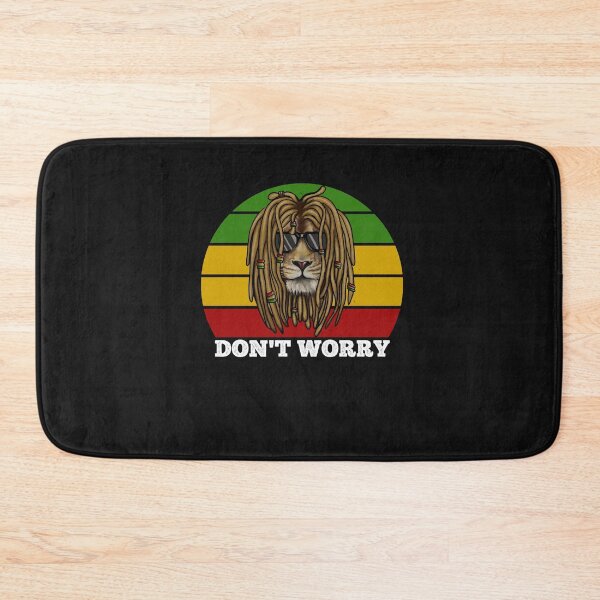 Item preview, Rasta Lion, Don't Worry Be Happy, Rastafarian designed and sold by Logiamerch.