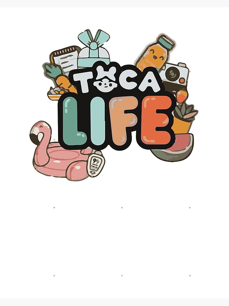 toca boca et gacha life Art Board Print for Sale by GeminiMoonA