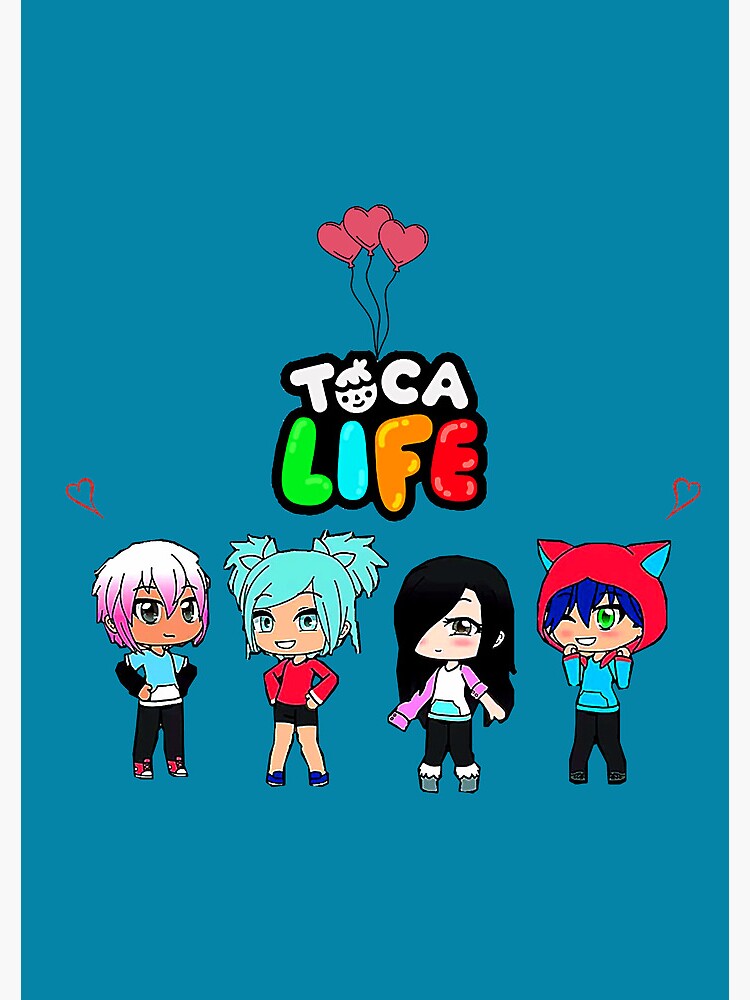 toca boca and gacha life | Greeting Card