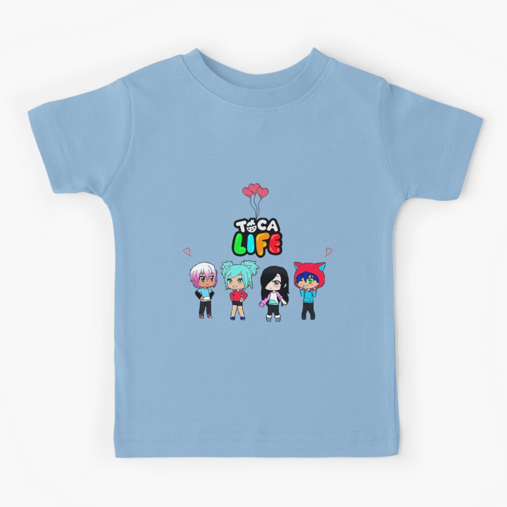 toca boca and gacha life Kids T-Shirt for Sale by kader011