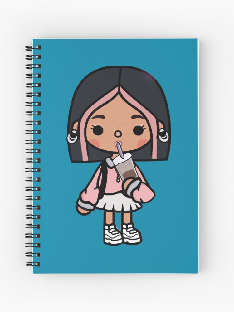 toca boca et gacha life Spiral Notebook for Sale by GeminiMoonA