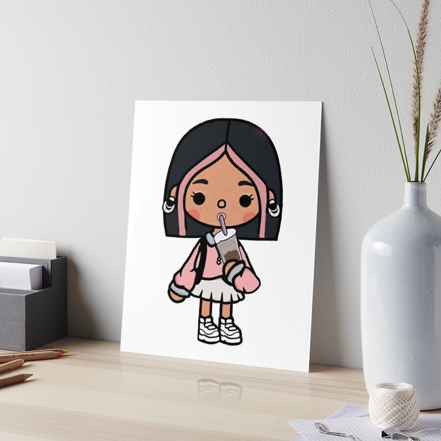 toca boca and gacha life | Art Board Print