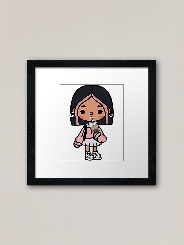 toca boca et gacha life Art Board Print for Sale by GeminiMoonA