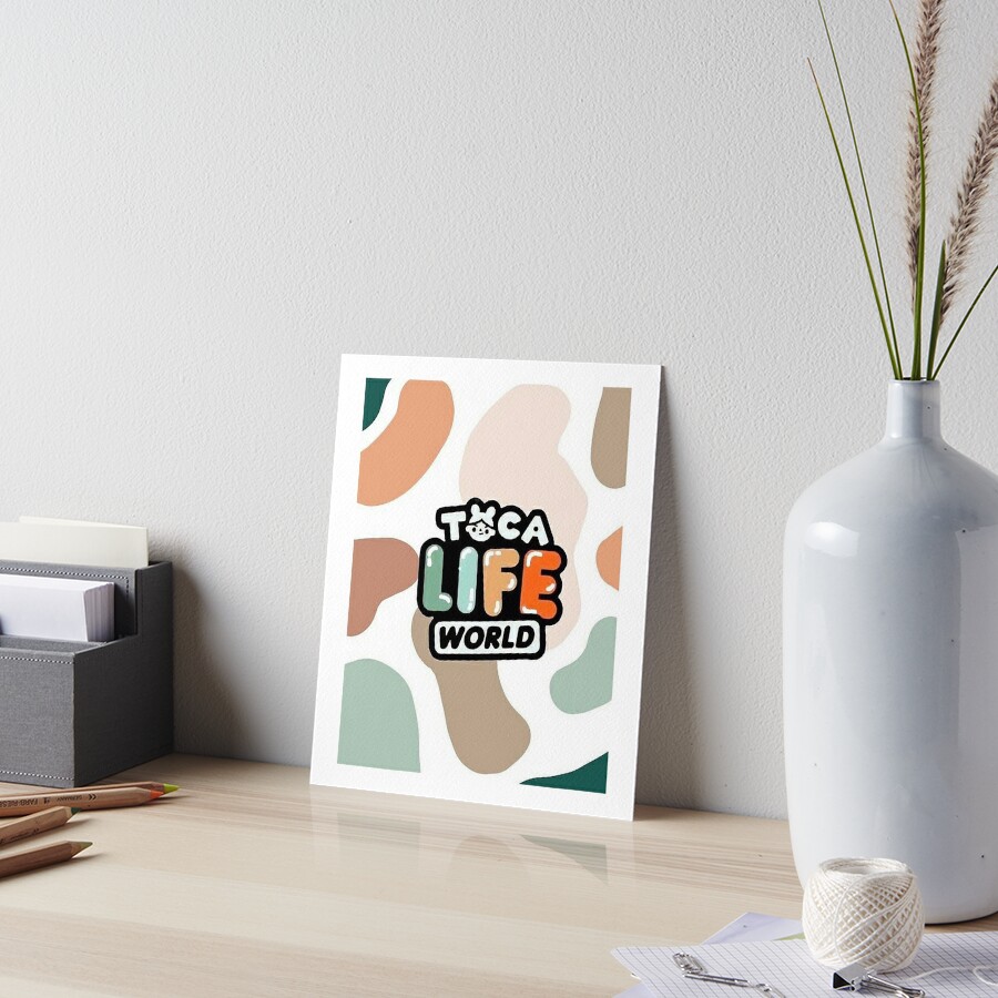 toca boca et gacha life Art Board Print for Sale by GeminiMoonA