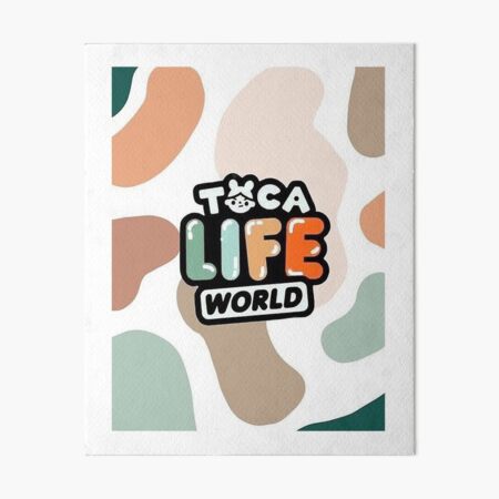 toca boca et gacha life Art Board Print for Sale by GeminiMoonA